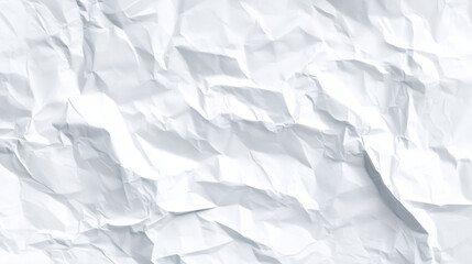 Fototapeta premium 白いしわ加工の紙テクスチャ背景素材・ナチュラルなクラフト風バックグラウンド