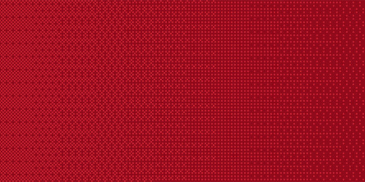 Pixelated bitmap gradient texture. red dither pattern background. Abstract glitchy pattern. 8 bit video game screen wallpaper. Border Wide. Pixel art retro Illustration. art