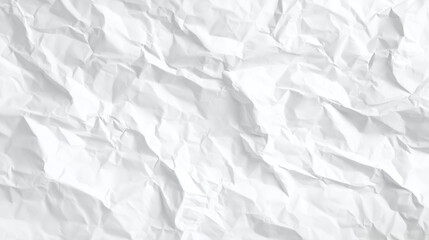 Obraz premium 白いしわ加工の紙テクスチャ背景素材・ナチュラルなクラフト風バックグラウンド