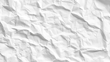 Fototapeta premium 白いしわ加工の紙テクスチャ背景素材・ナチュラルなクラフト風バックグラウンド