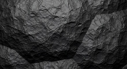 Natural Dark Rock Texture Close Up