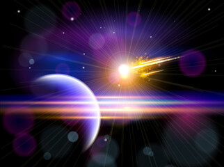 fly-comet background  © Finova Assets