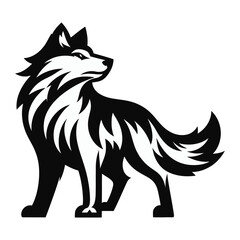 Wolf vector and illustration.