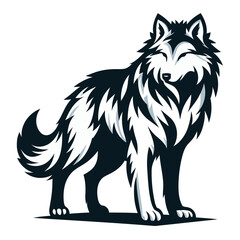 Wolf vector and illustration.