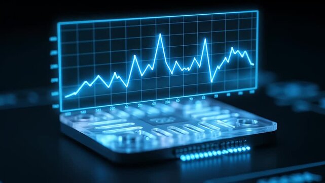Real-Time Data Lab-on-a-chip Analysis with Holographic Reaction Graph