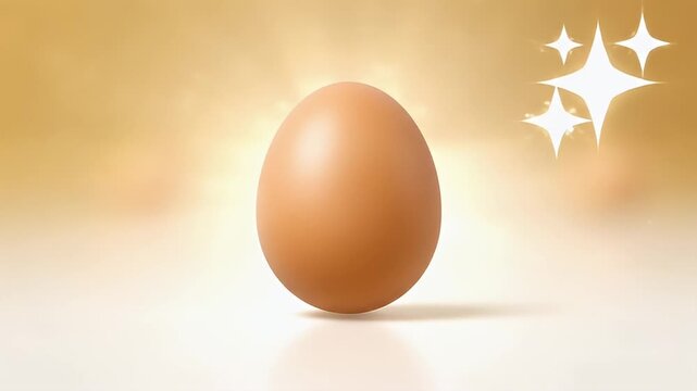 Positive Success Indicator Icon Flashing Over Fertilized Egg Cell