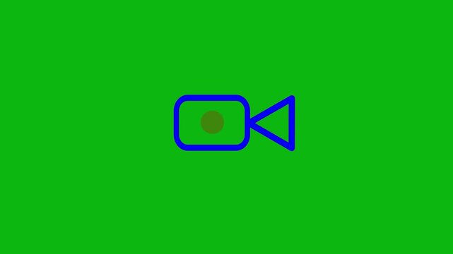 video camera vector icon. video camera icon for streaming. facetime icons. video call sign. video recording sign. camcorder sign. movie sign.