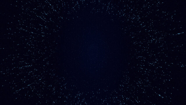 Starfield Flying Zoom Loop Background &ndash; Space Warp Multi Format