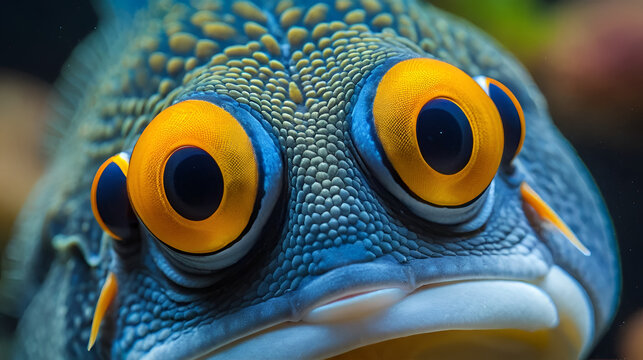 Largescale foureyes anableps anablepsfish portrait