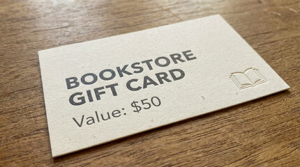 book purchase gift card