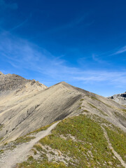 Sanetsch Pass on the Tour du Wildhorn hiking trail, Switzerland