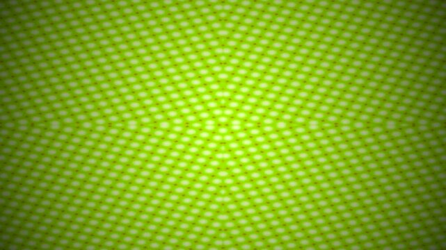 Close-up of intricate textured yellow grid pattern with glowing effect