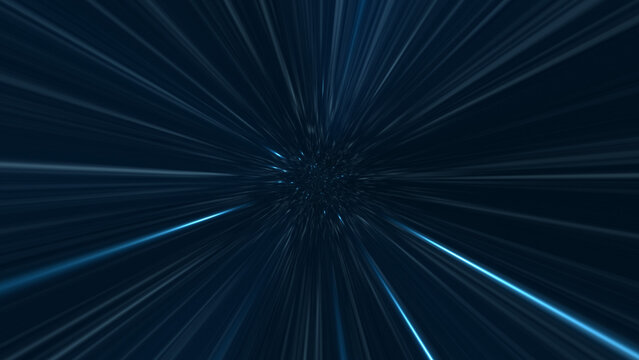 Warp Speed Starfield Loop Background &ndash; Space Hyperdrive Multi Format