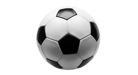 Fototapeta premium Classic Black and White Soccer Ball Isolated on White Background 2.