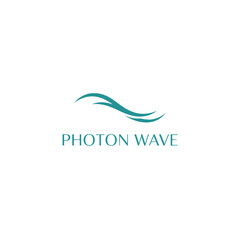 Obraz premium Abstract Elegant Aqua Wave Logo