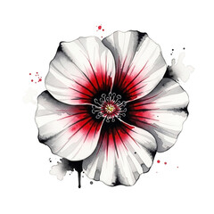 abstract floral background with flowers