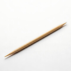 Essential natural wooden toothpick with two convenient pointed ends for effective dental hygiene