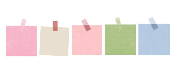 Sticky note reminder. Post it note paper. Yellow sheets for notes isolated with clipping path on...