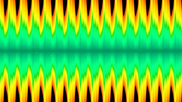 Colorful Abstract Sound Wave Pattern Animation for Visual Effects