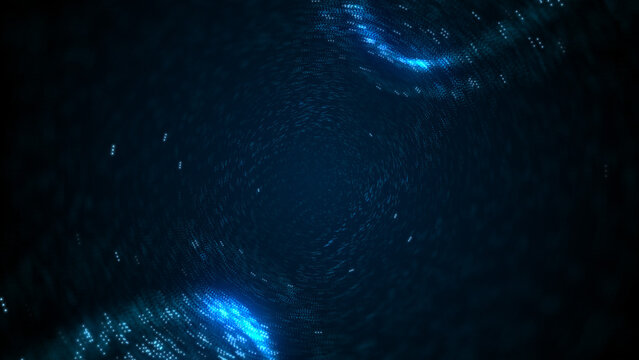 Rotating Starfield Loop Background &ndash; Abstract Meditation Multi Format