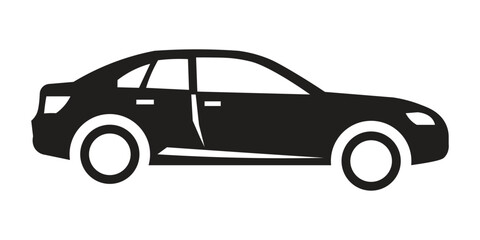 Fototapeta premium Modern Car on Road, Transportation and Mobility Concept