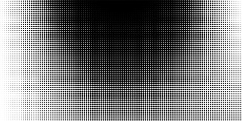 fun beautiful black and white shadow halftones retro pop art funky urban colorful comic book. Dotted halftone gradient texture. Vanishing polka dot background. Repeating dots gradation pattern backgro