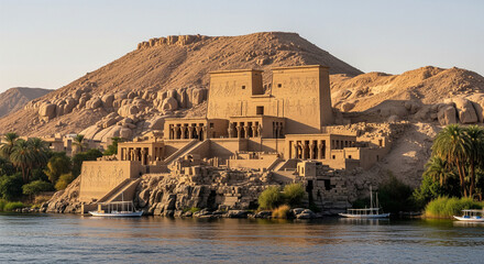 Old Cairo versus philae temple and nubian village