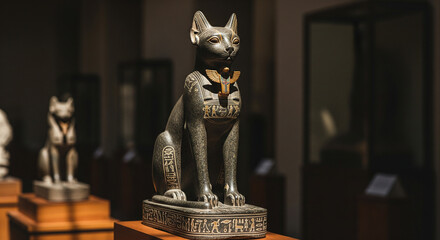 statue of a cat