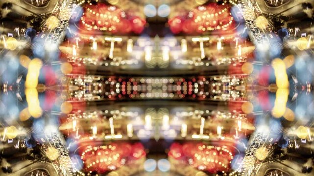 dubai street scene from a unique high vantage point