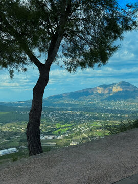 Carretera del Puig, 03726 Benitachell, Alicante, Spain .
October 20, 2025
Beautiful view from above the city. Green landscape in Spain. tree in the mountains