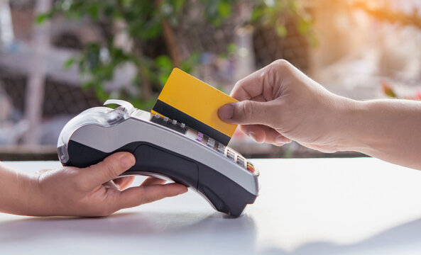 Paying for services by credit card on EDC machine or credit card terminal