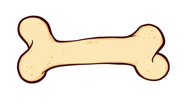 4K cartoon broken bones animation