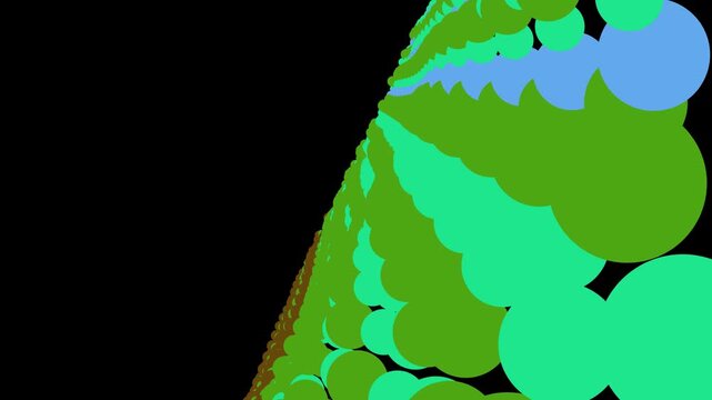 background motion 4K  vector illustration of an illustration of an apple