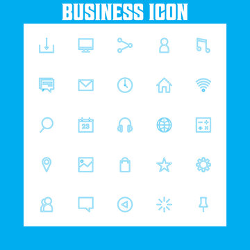 Business icon sey