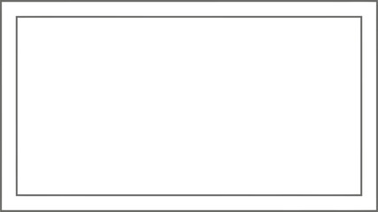 white photo frame with transparent background and unique style super quality