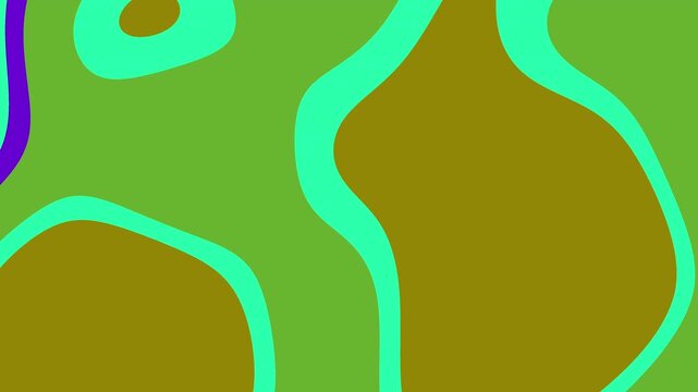 Abstract geometric design in green, brown, and turquoise. Suitable for backgrounds, prints, banners, and website graphics. Modern and versatile.