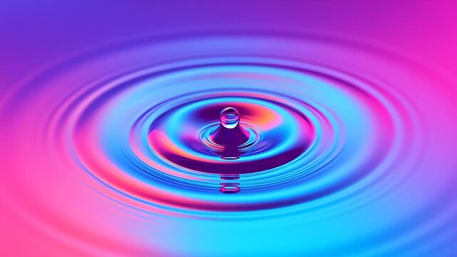 WaterDropletRippleinPurple-Pink-BlueGradient