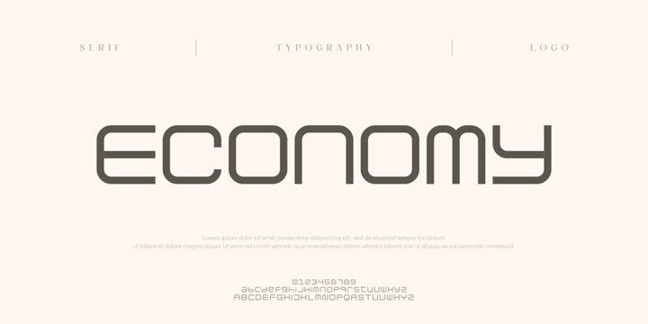 Economy, Creative digital sport Modern Future Italic Alphabet Font. Typography urban style fonts for technology, digital, movie logo italic style. vector illustration
