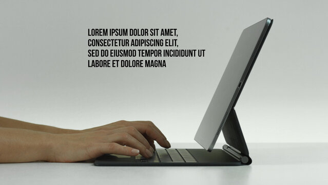 Tablet 42 Typing