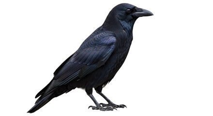 raven isolated on white background © Daniel