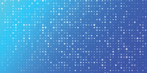 Naklejka premium Blue Halftone Dot Gradient Background For Digital Technology And Modern Design Projects