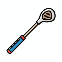 Vibrant Cartoon Golf Club Icon