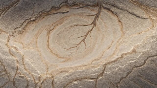 Ethereal abstract pattern resembling tree rings or natural stone
