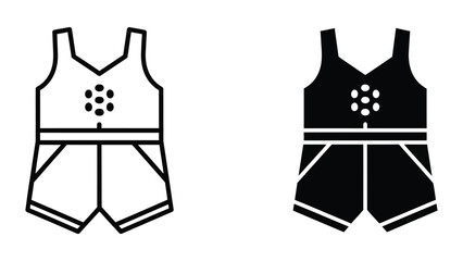 Womens Sports Outfit Illustration