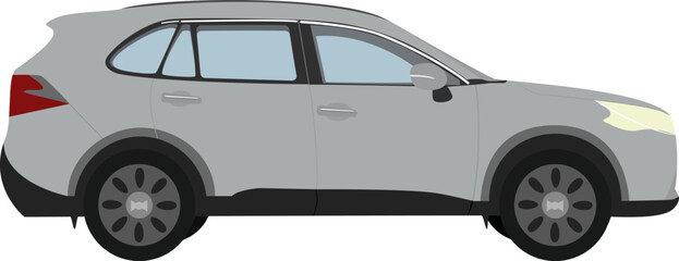 Urban SUV with a modern design.eps © Yuliia