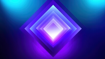 Abstract Neon Square Light Background