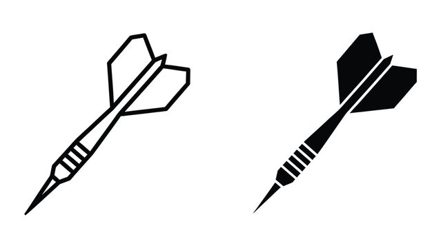 Darts icon set