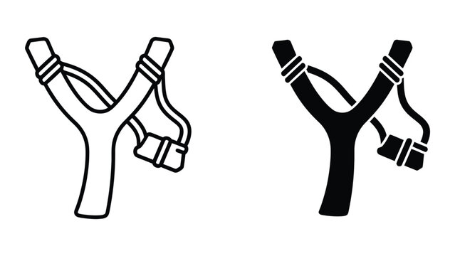 Slingshot vector illustrations