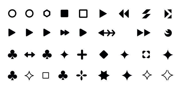 Bullet List Icon Set, PowerPoint Presentation Vector Illustration