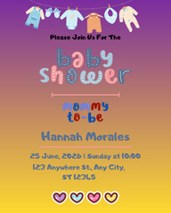 Fototapeta premium Baby Shower Ideas & Supplies - Party Planning, Decorations & Invitations,Plan the perfect baby shower with creative ideas, beautiful decorations, invitations, and party supplies. 